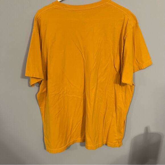 Old Navy Yellow Short Sleeve Tee Shirt Men's Size XXL 100% Cotton - Picture 2 of 4